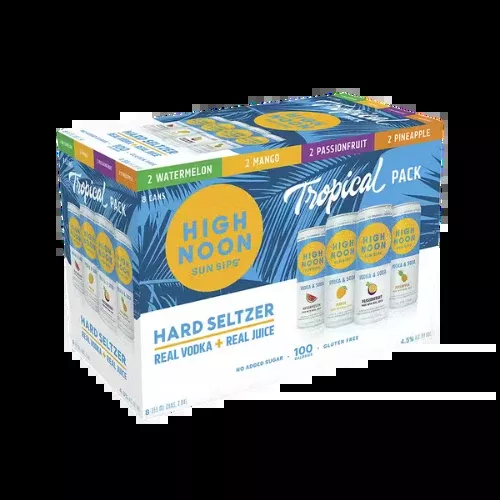 High Noon Vodka Hard Seltzer Limited Edition Tropical Variety Pack