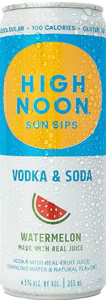 High Noon Watermelon Flavored Vodka & Soda CAN 355mL
