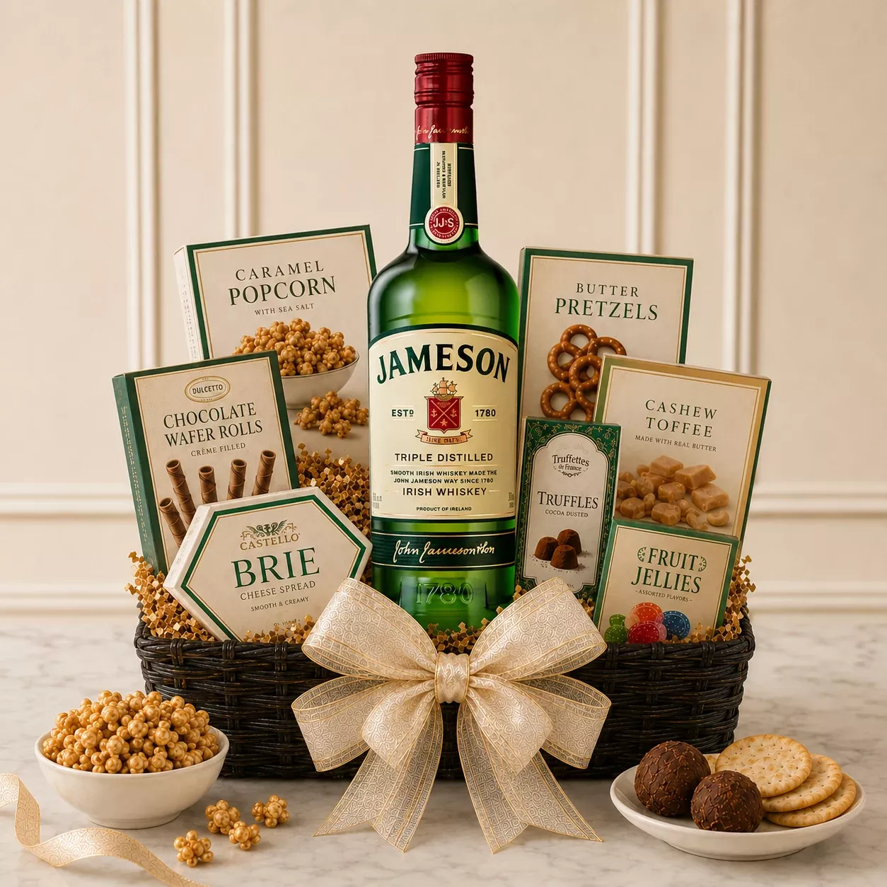 Jameson Irish Whiskey Gift Basket