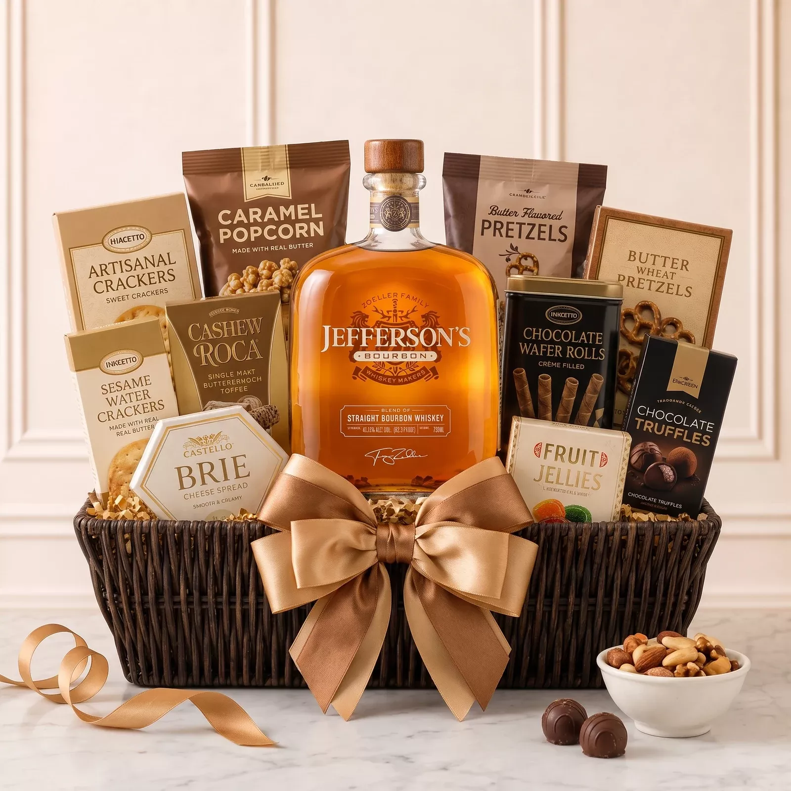 Jefferson's Kentucky Bourbon Whiskey Gift Basket