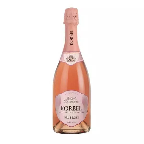 Korbel – Champagne Brut Rose 750mL