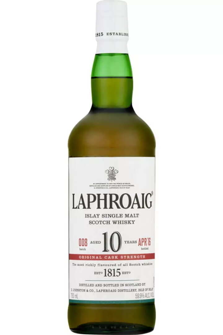 Laphroaig – 10yr Cask Strength 750mL