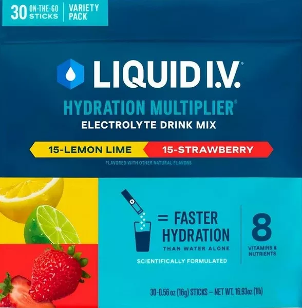 Liquid IV Lemon Lime/ Strawberry Mix