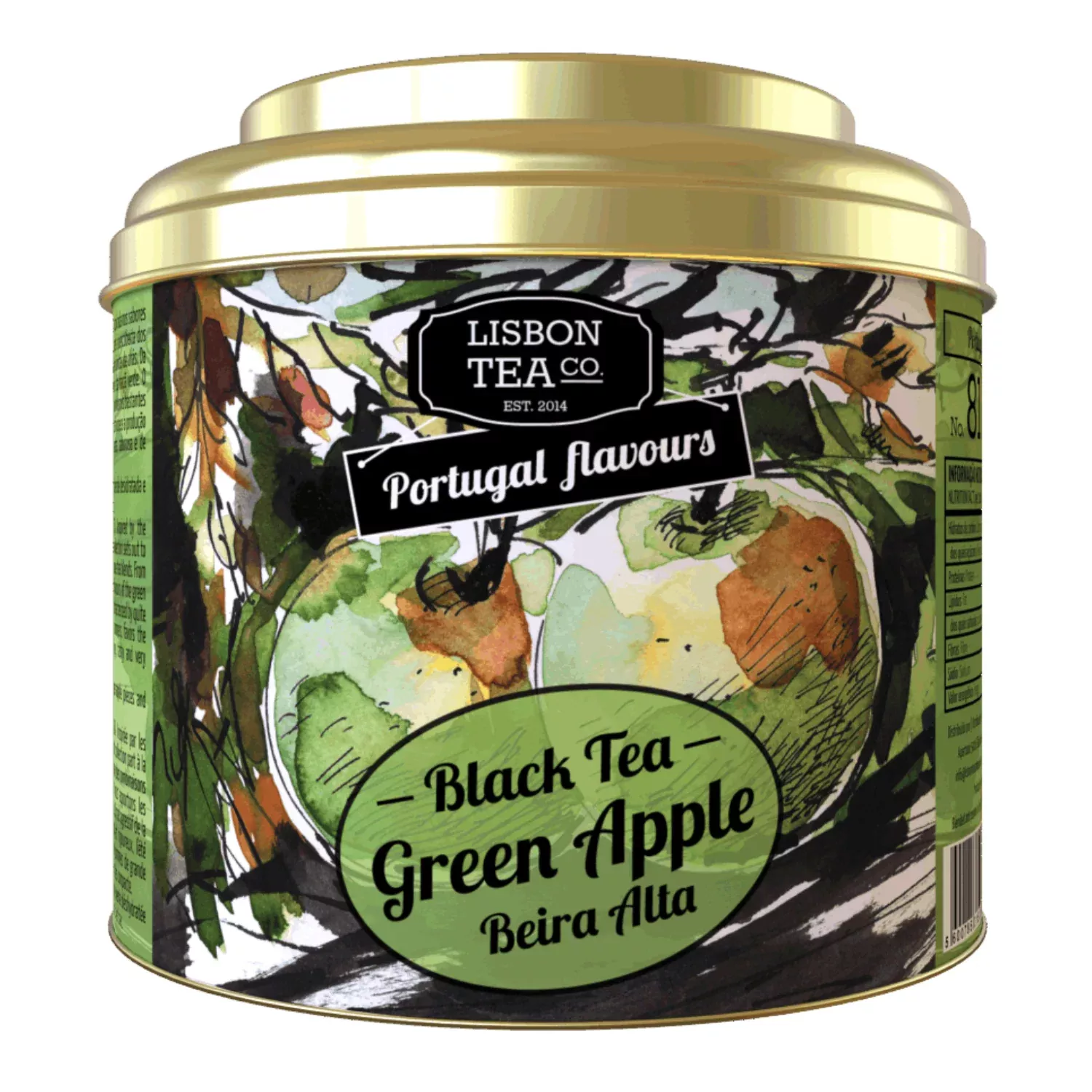 Lisbon Tea Co. Beira Alta Green Apple Black Tea-75gr
