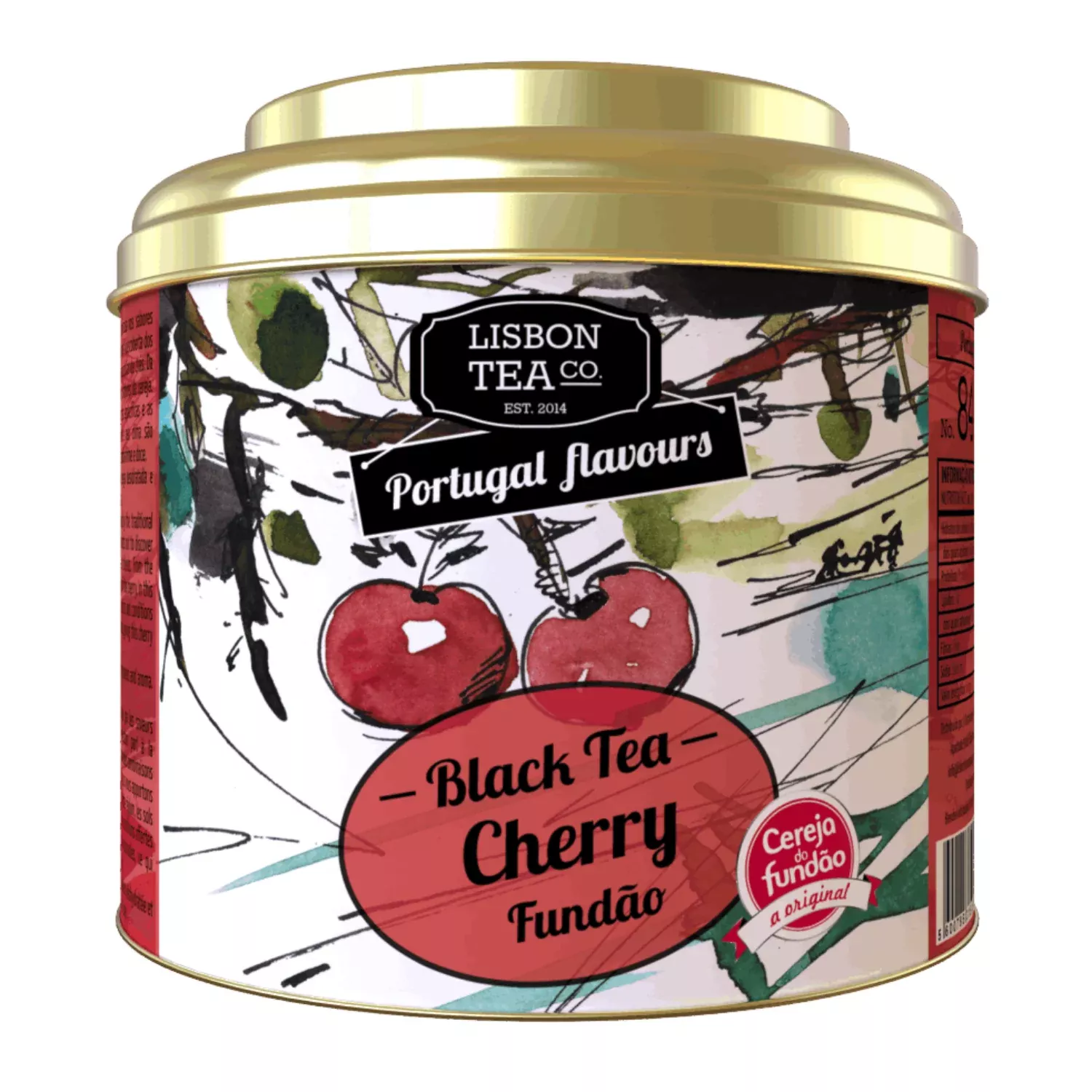 Lisbon Tea Co. Cherry Fundao Black Tea-75gr