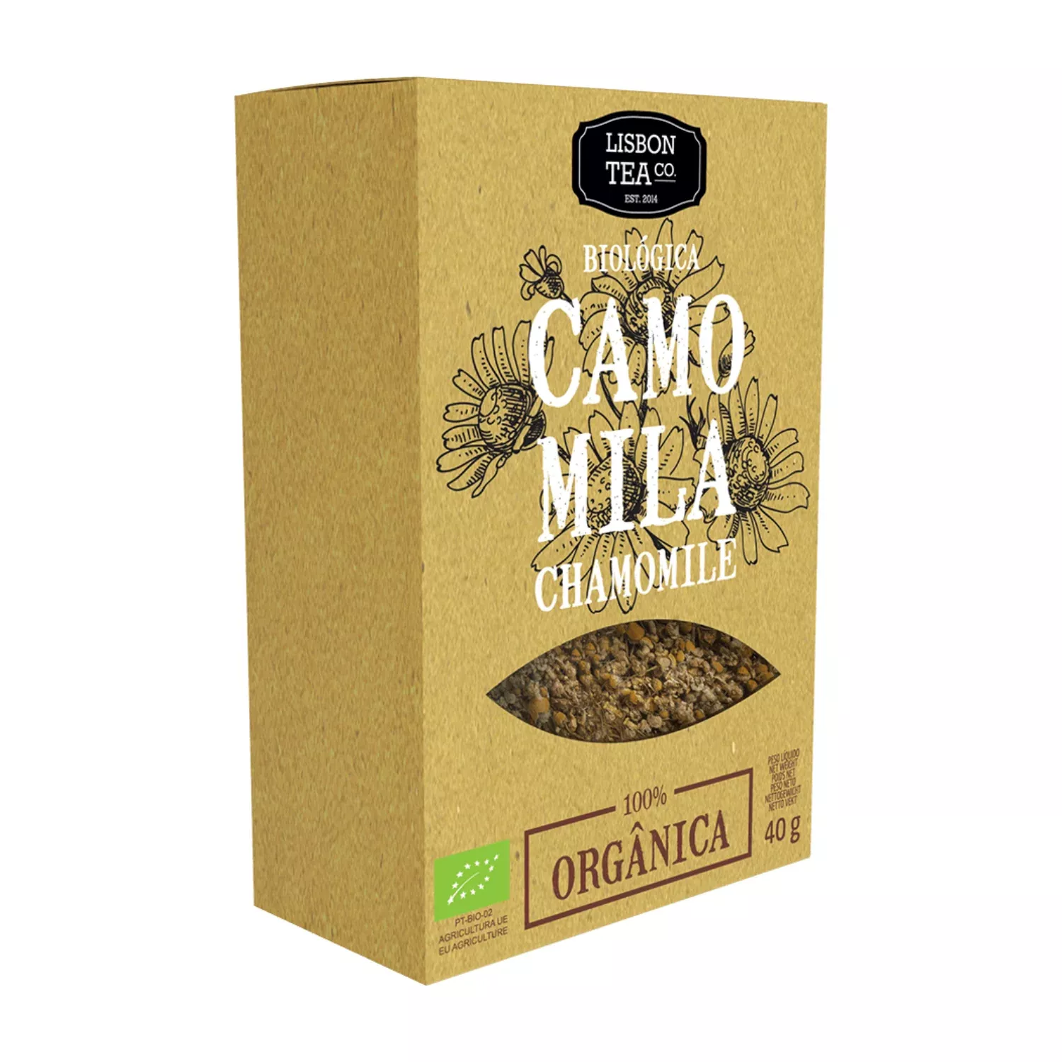 Lisbon Tea Co. Organic Chamomile Loose Leaf-40gr
