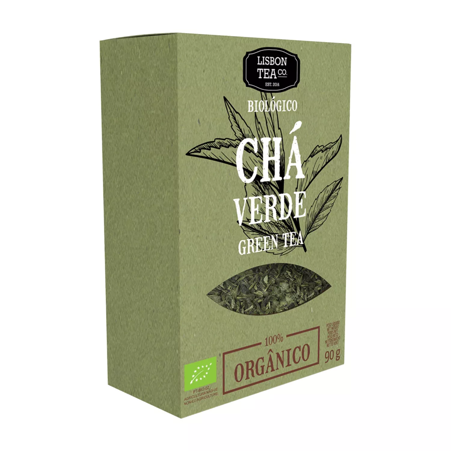Lisbon Tea Co. Organic Green Tea Loose Leaf-90gr