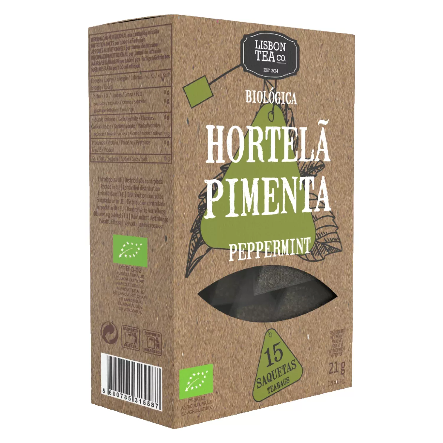 Lisbon Tea Co. Organic Peppermint Tea