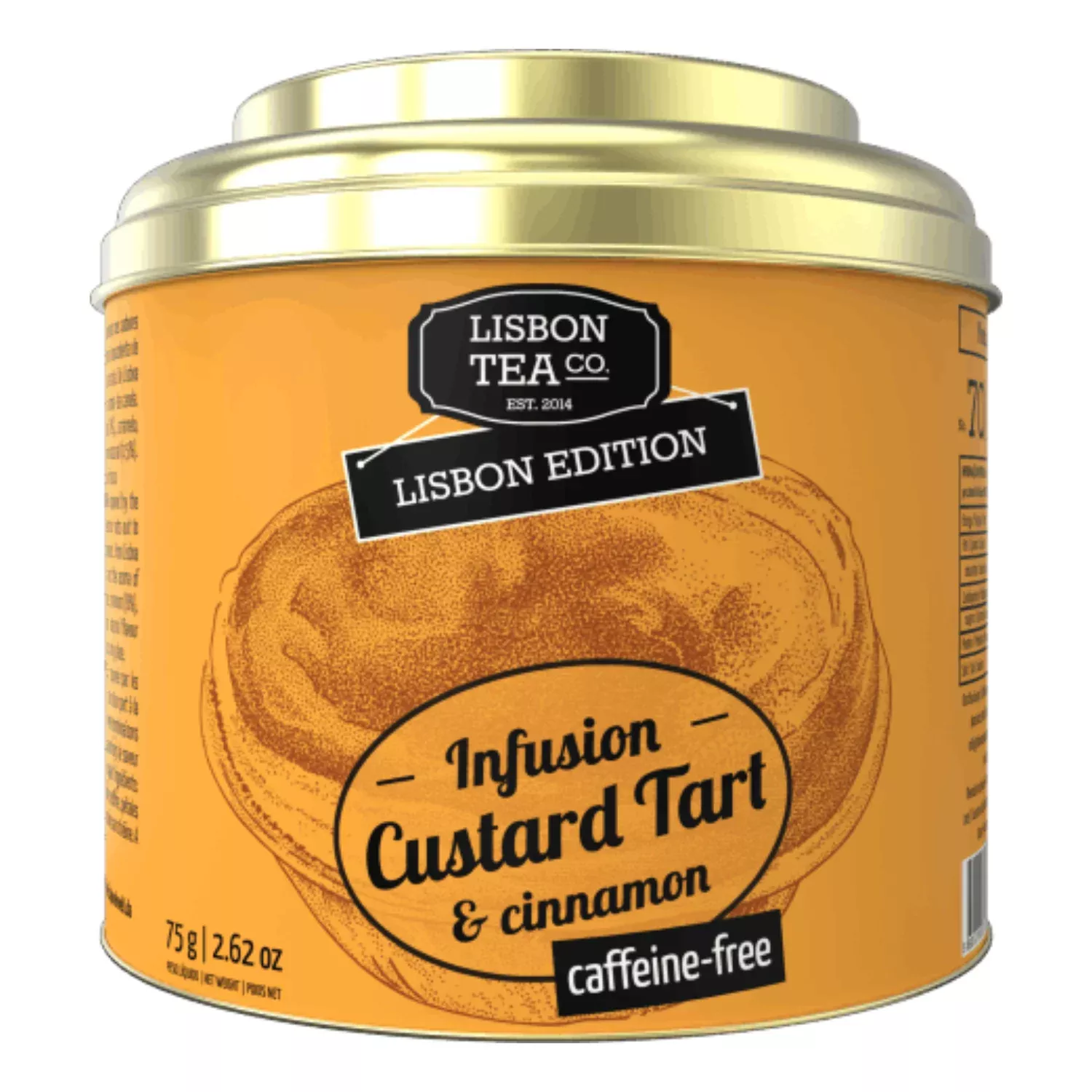 Lisbon Tea Co. Pastel Nata & Cinnamon Tea-75gr
