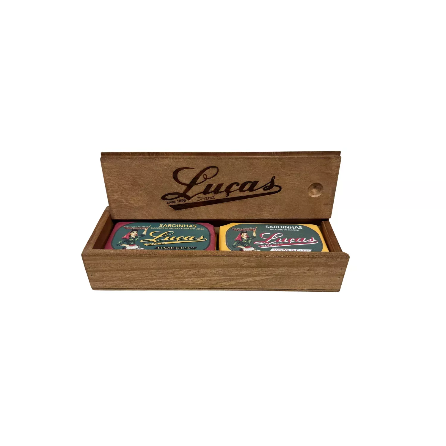 Luças Wooden Box 'Domino Style'