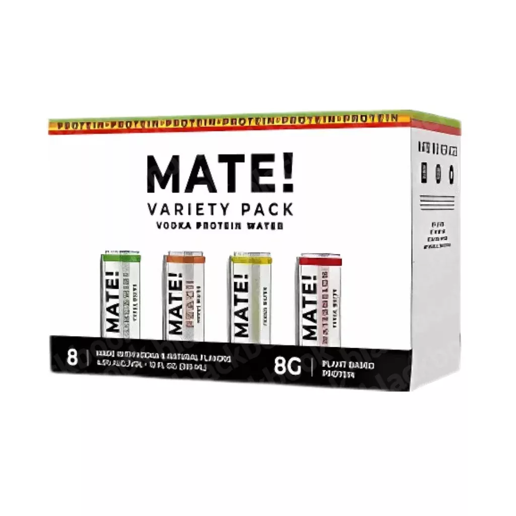 Mate! Vodka Protein Water Variety 8-Pack