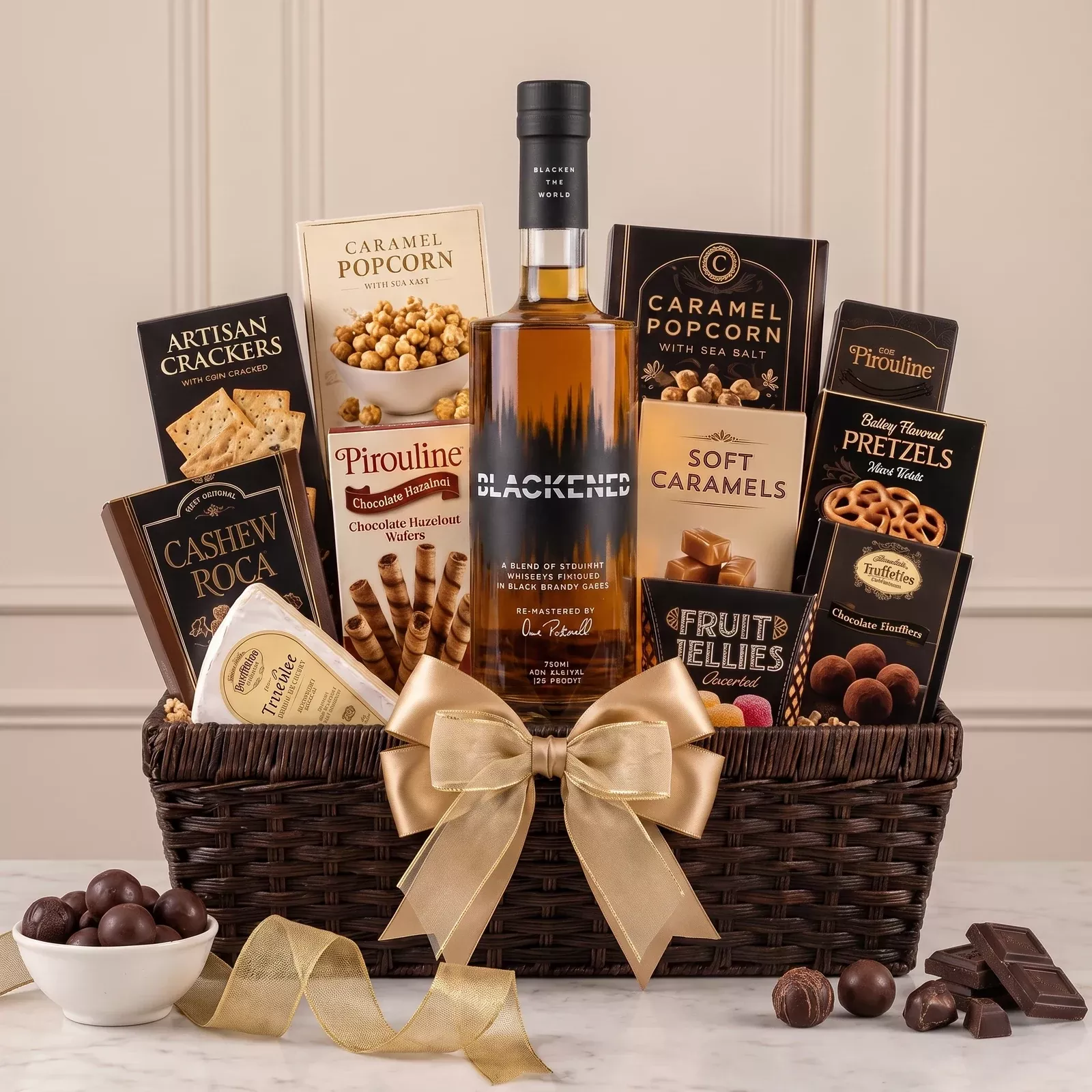 Metallica's Blackened American Whiskey Gift Basket