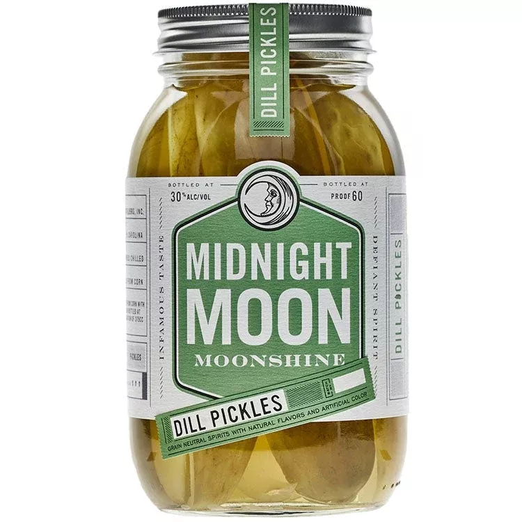 Midnight Moon Dill Pickles Moonshine