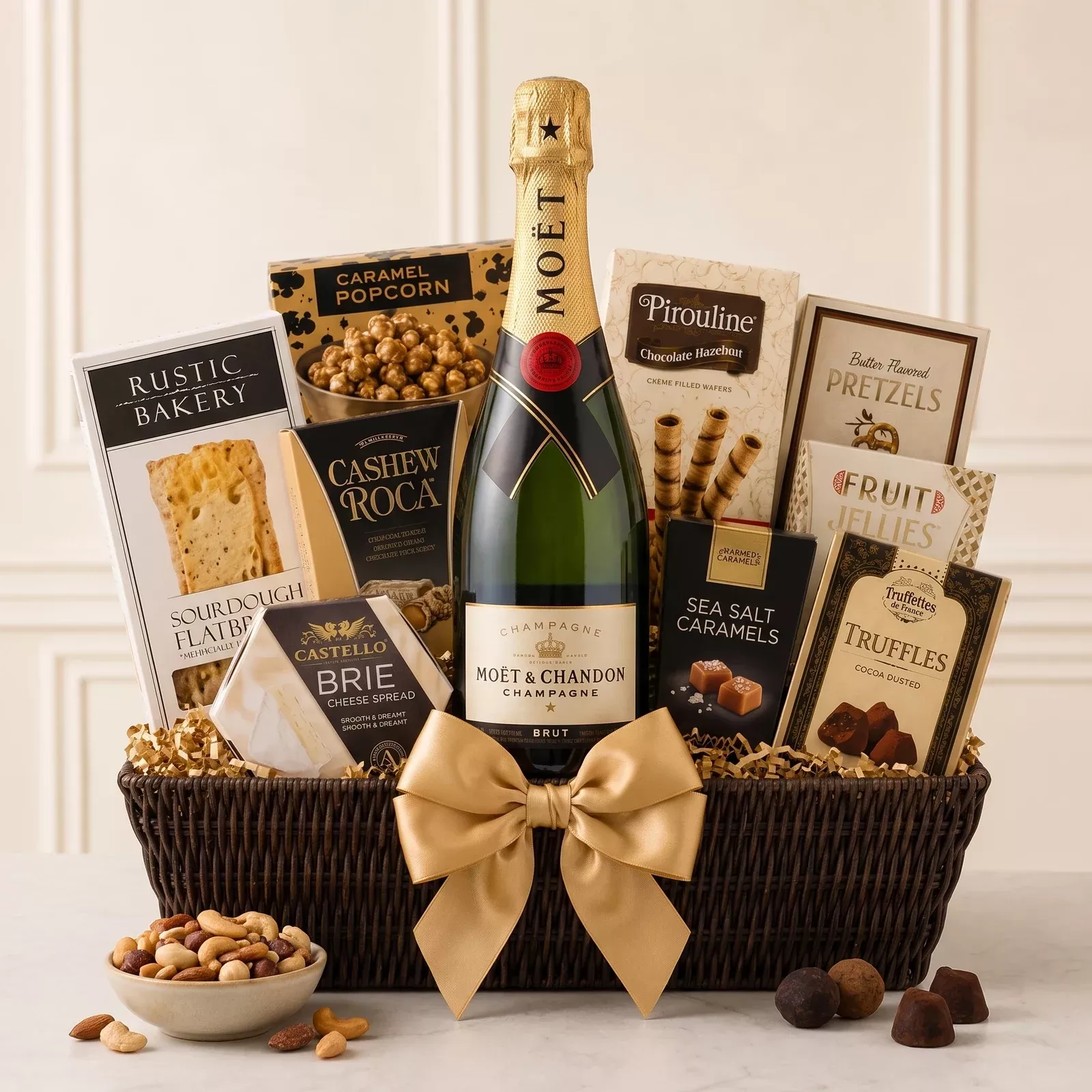 Moet & Chandon Brut Imperial Champagne Gift Basket