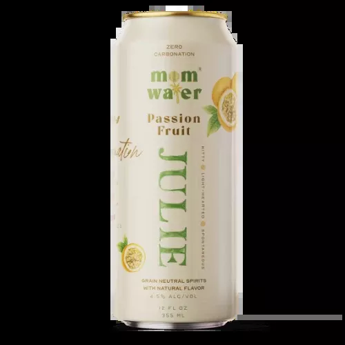 Mom Water Julie Passionfruit Vodka Water