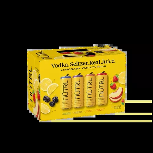 Nutrl Vodka Seltzer Lemonade Variety Pack