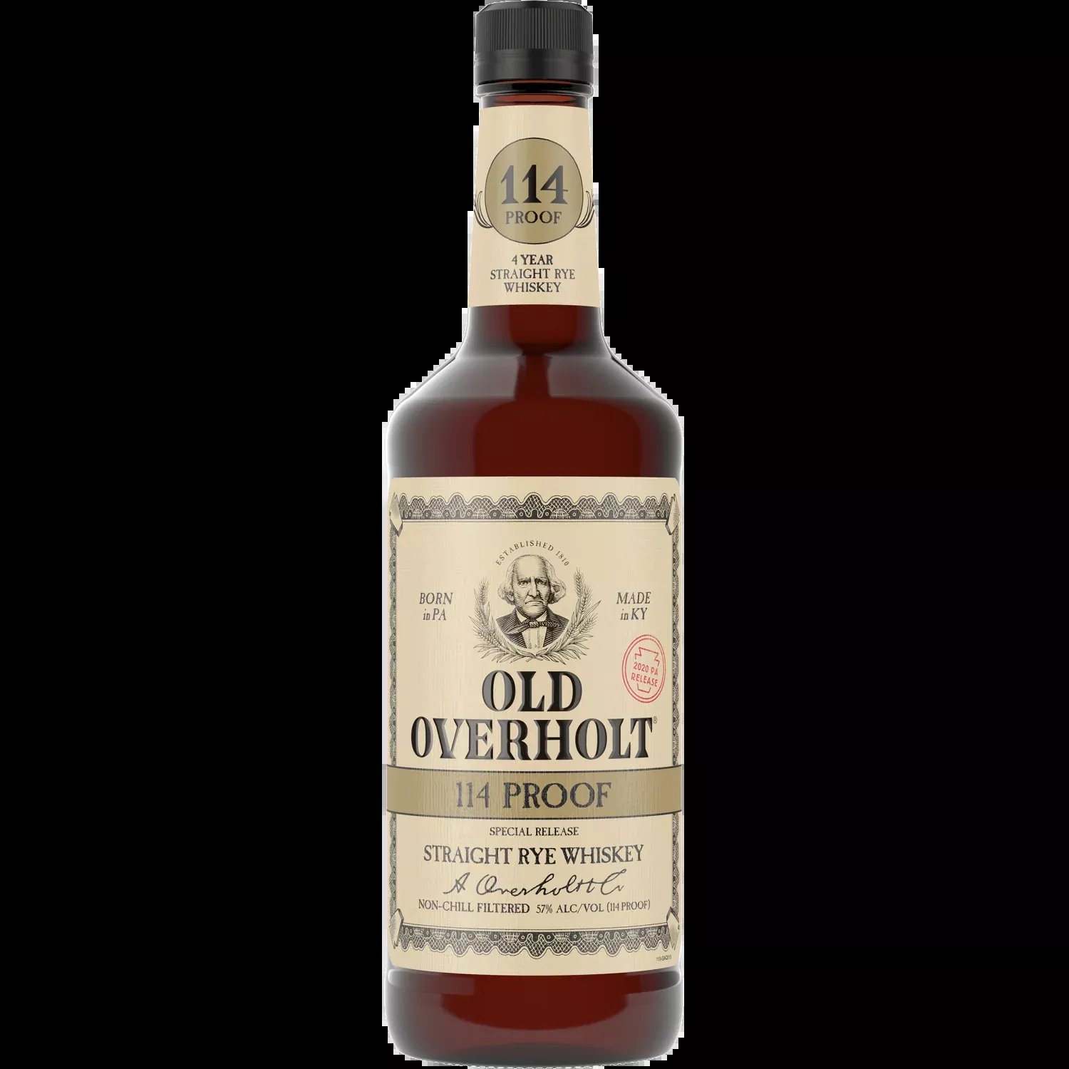 Old Overholt 114 Proof Straight Rye Whiskey