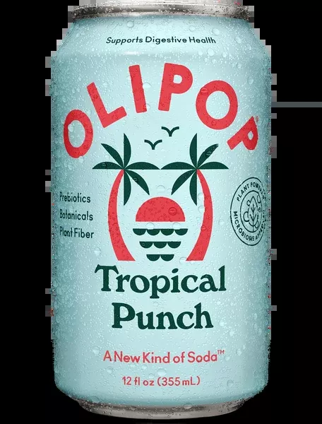 OLIPOP Tropical Punch Prebiotic Soda