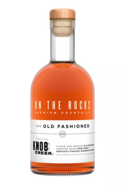 On The Rocks Knob Creek Bourbon Old Fashioned Cocktail