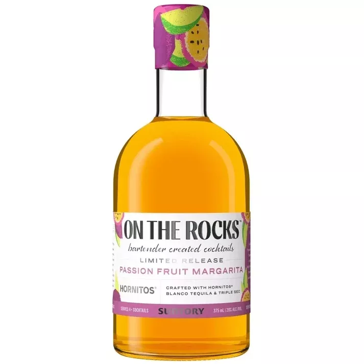 On the Rocks Passion Fruit Margarita Hornitos Cocktail 375mL