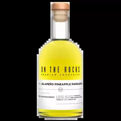 On The Rocks Tres Generaciones Tequila Jalapeno Pineapple Margarita Cocktail