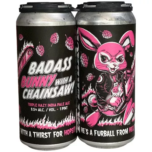 Paperback Badass Bunny IPA Beer