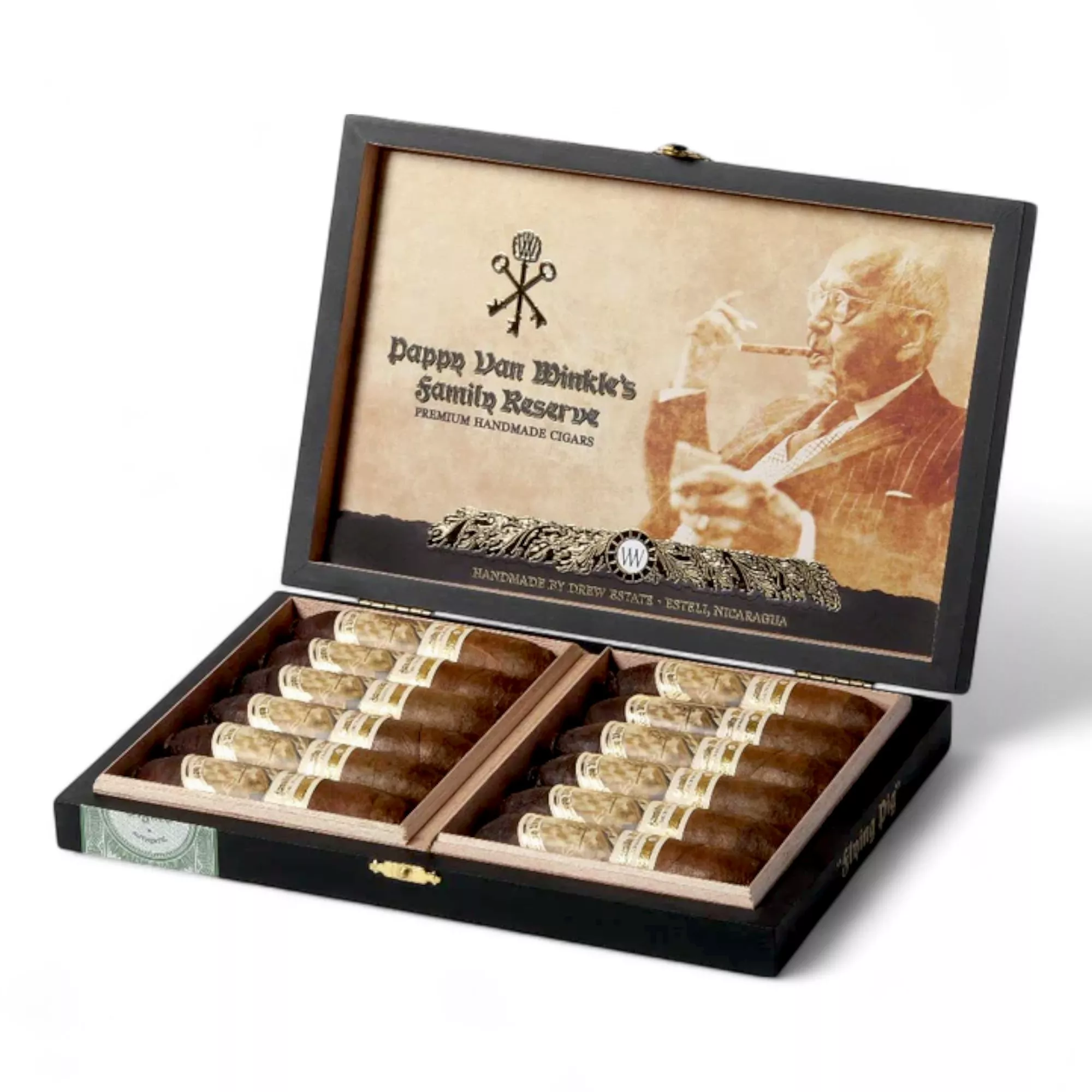 Pappy Van Winkle Barrel Fermented Flying Pig Cigars, Box of 12
