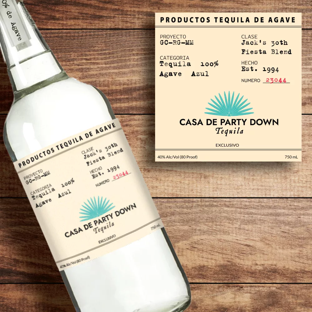 Personalized Casamigos Tequila Custom Label Bottle Gift
