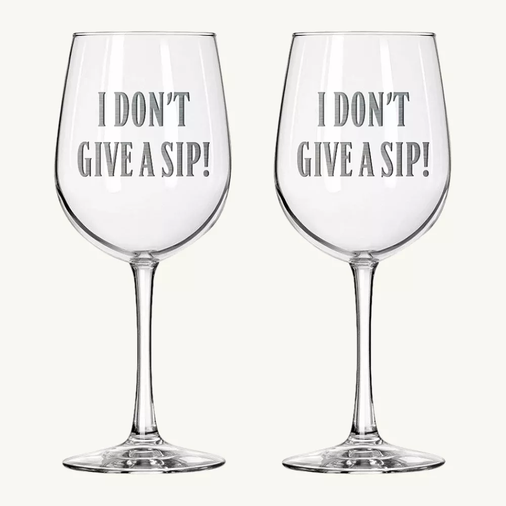 Personalized Custom Engraved Red Wine Glasses (Set of 2)