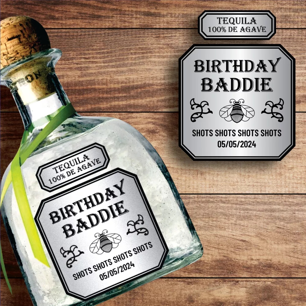 Personalized Patron Tequila Custom Label Bottle Gift