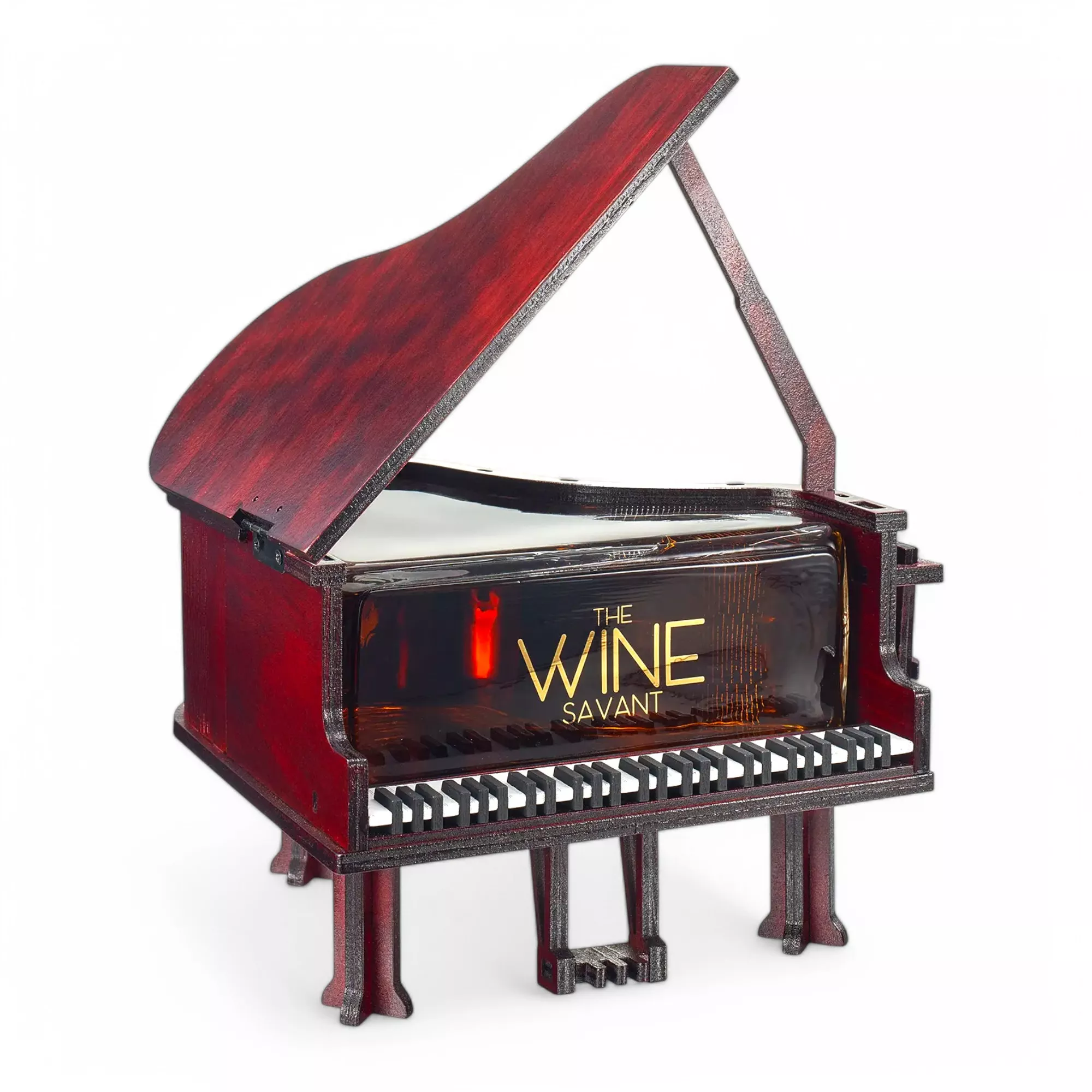 Piano Shaped Whiskey & Wine Decanter