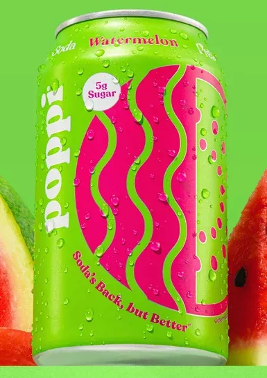 Poppi Prebiotic Soda Watermelon