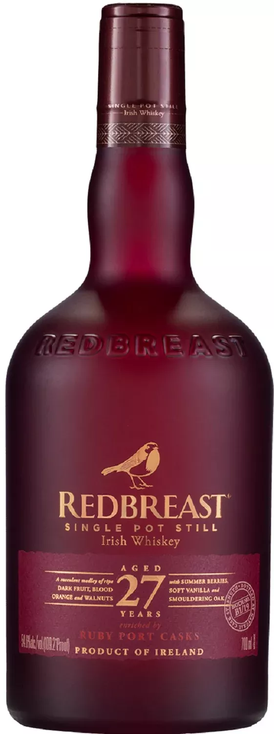 Redbreast 27 Year Irish Single Pot Still Whiskey