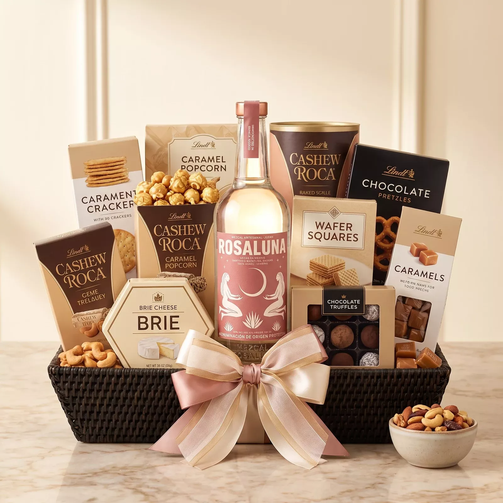 Rosaluna Mezcal Gourmet Gift Basket