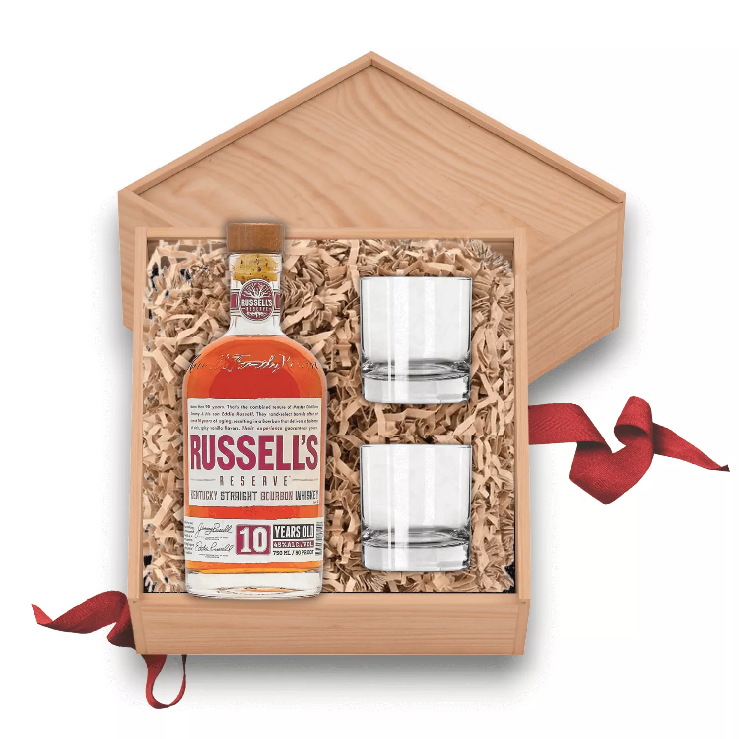 Russell's Reserve 10 Year Kentucky Bourbon Gift Set with Glasses