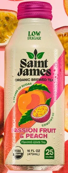 Saint James Iced Tea Passion Fruit & Peach