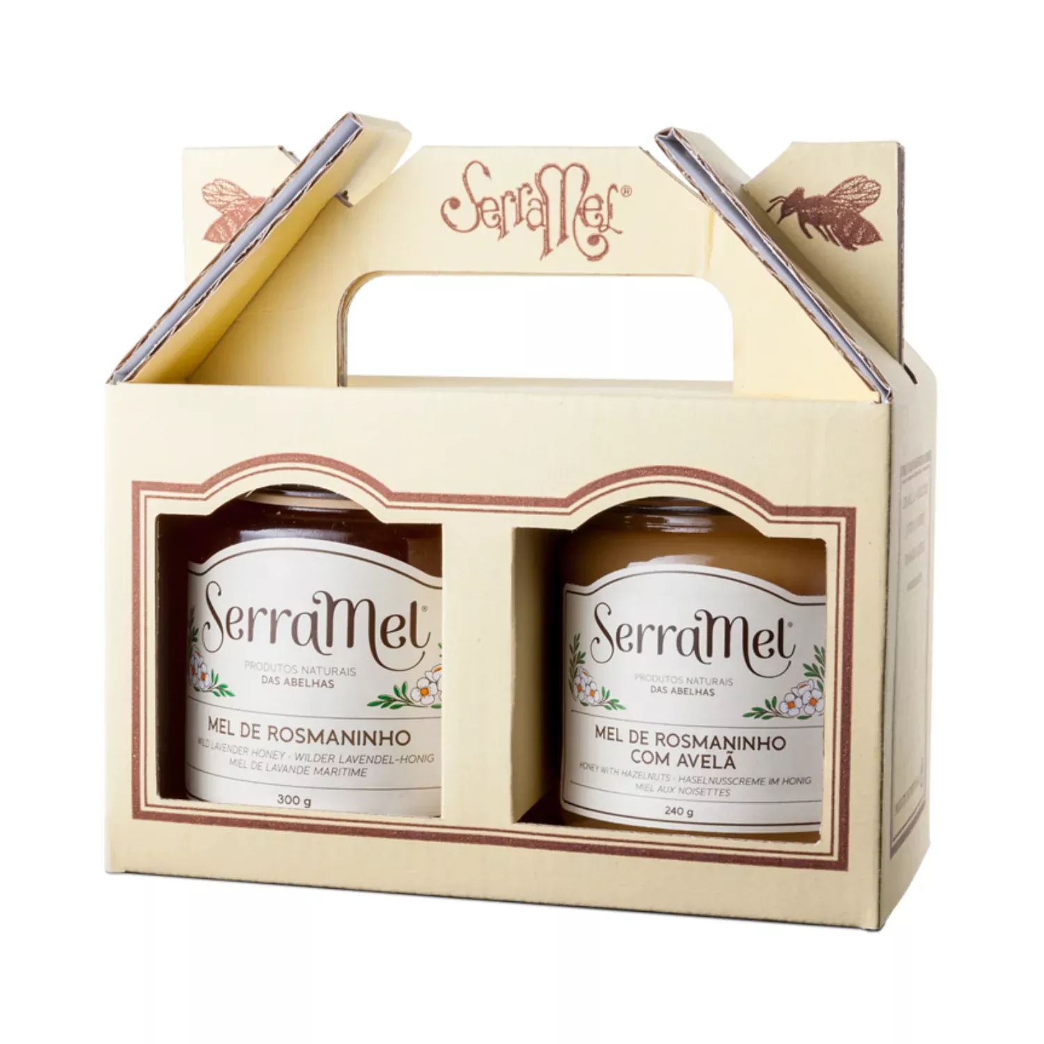 SerraMel Wild Lavender Honey and Hazelnuts in Honey Pack