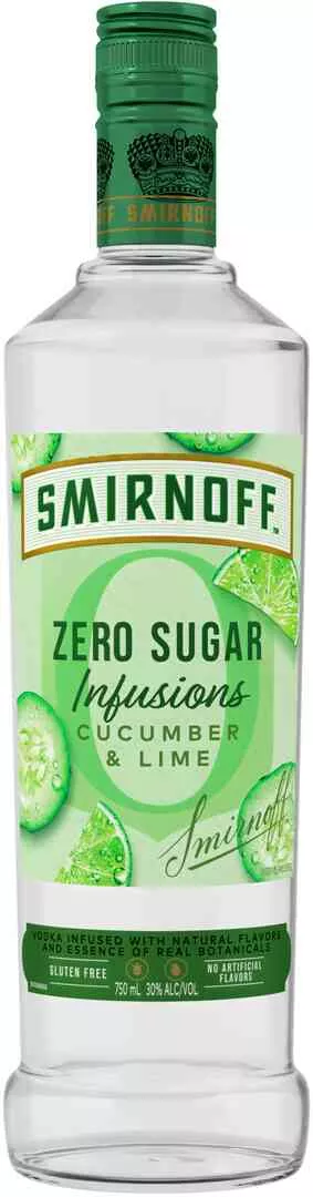 Smirnoff – Zero Cucumber & Lime 750mL