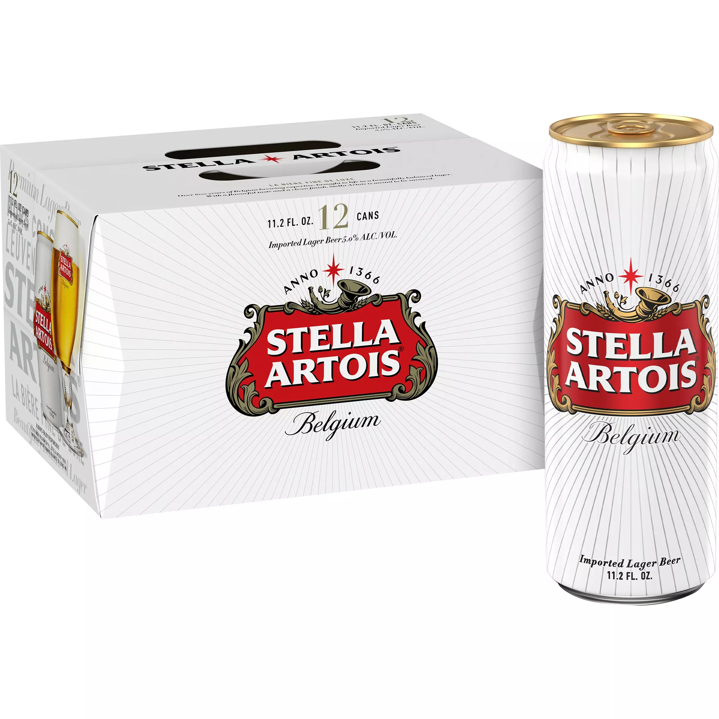 Stella Artois 11.2oz 6 Pack Cans