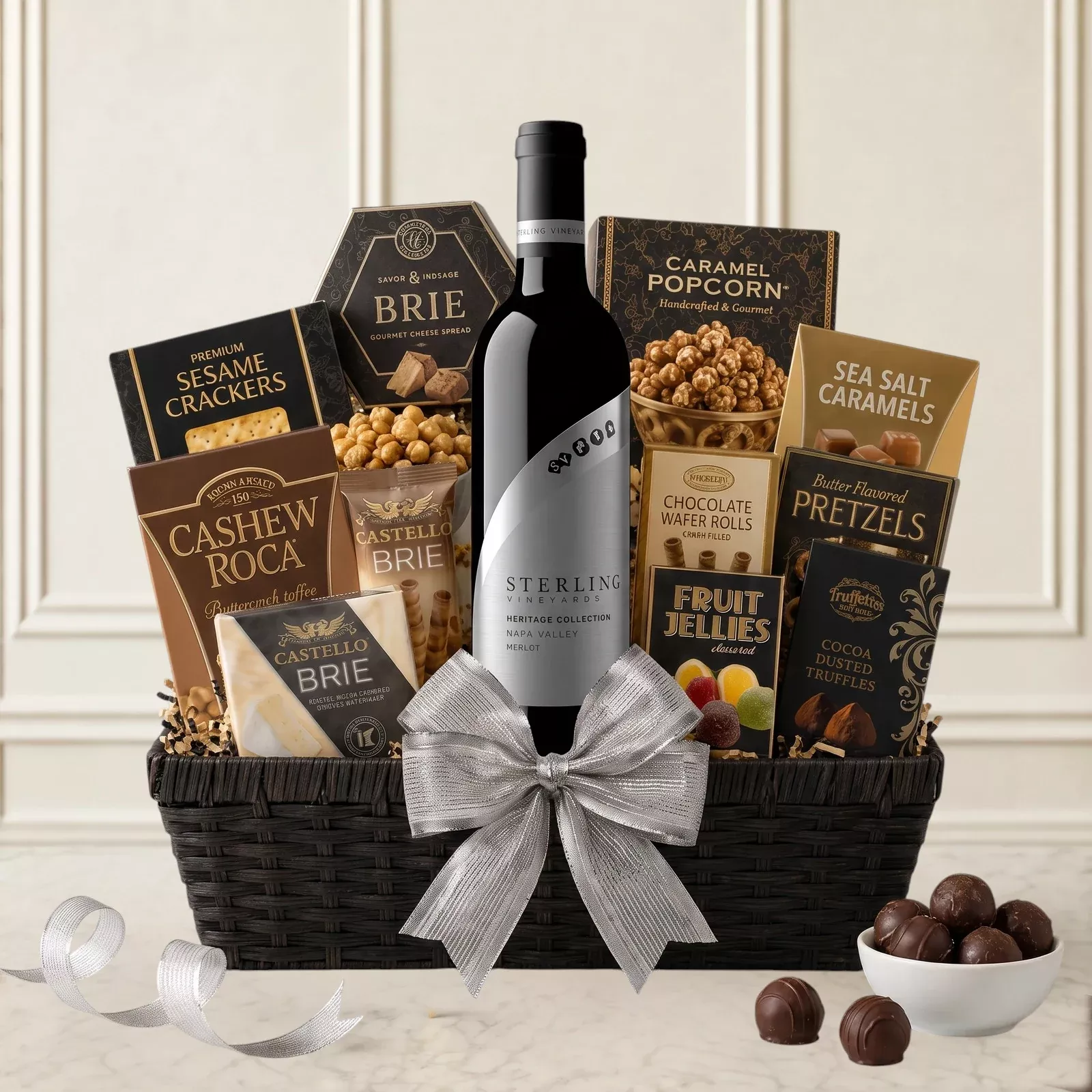 Sterling Vineyards Merlot Gift Basket