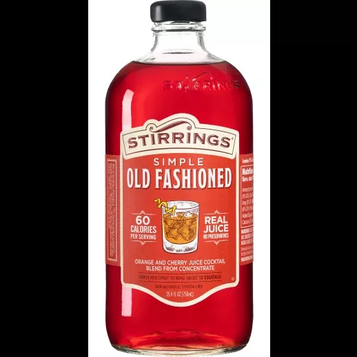 Stirrings Old Fashioned Mixer Non-Alcoholic 750M