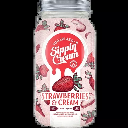 Sugarlands Appalachian Strawberry Dream Sippin’ Cream 750mL