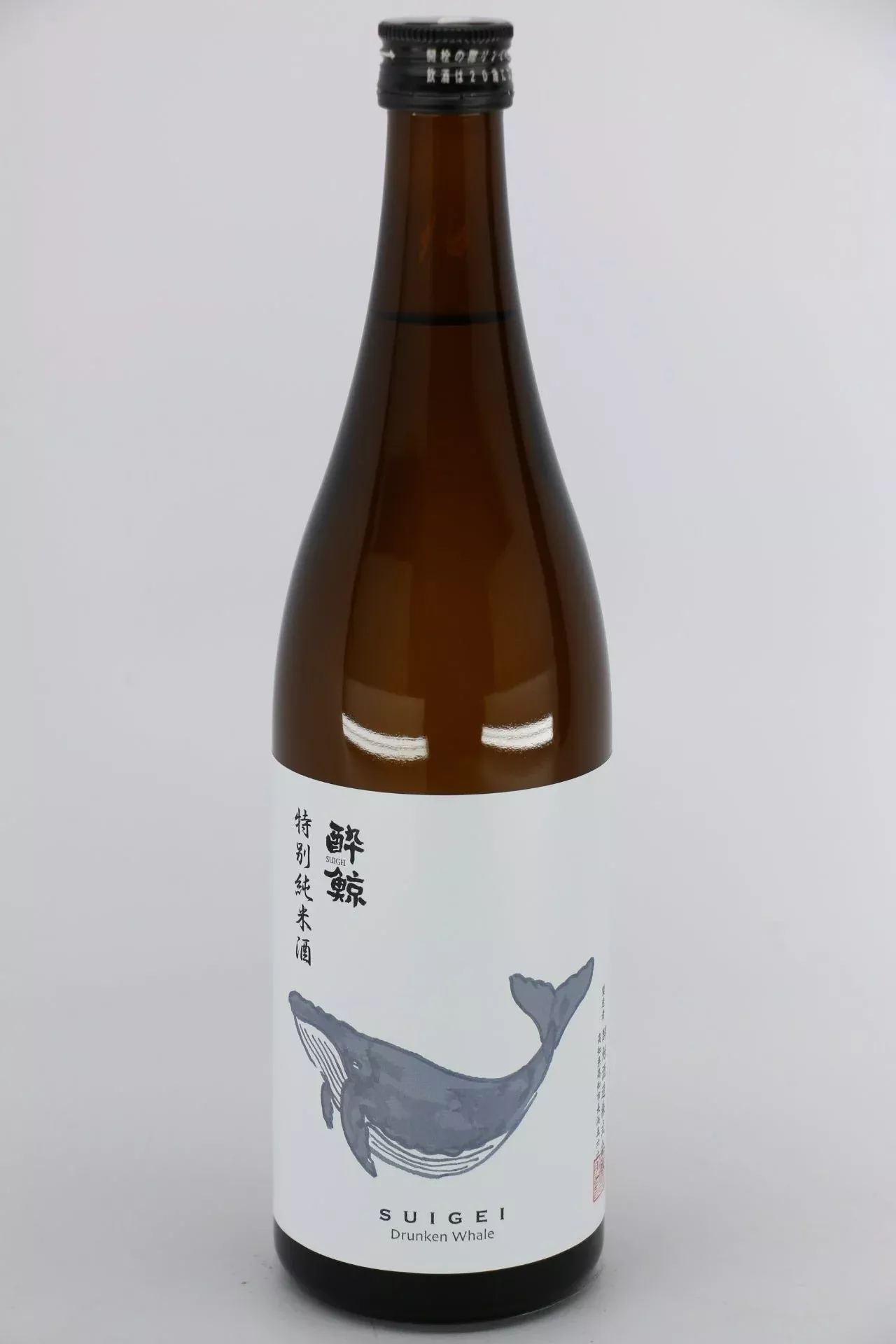 Suigei Shuzo Tokubetsu Junmai Drunken Whale Sake 720mL