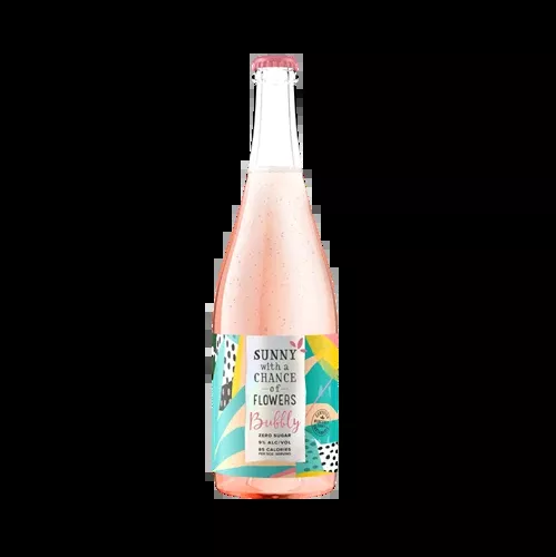 Sunny With A Chance Of Flowers Bubbly Rose 750ml