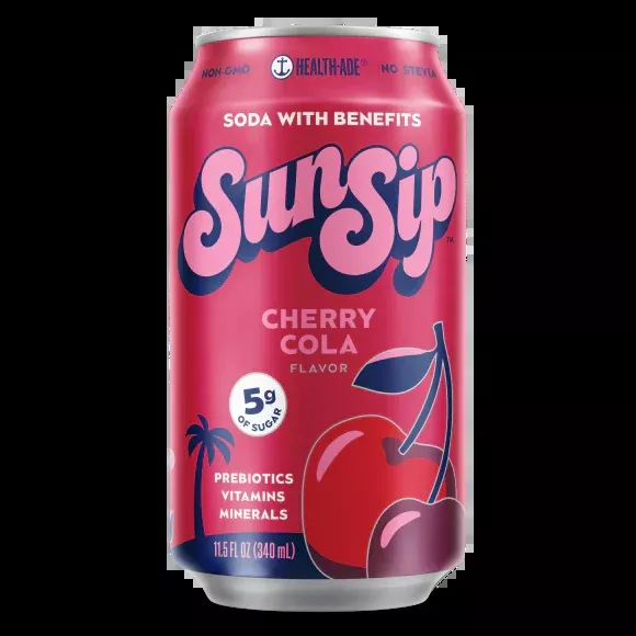 SunSip Cherry Cola Prebiotic Soda