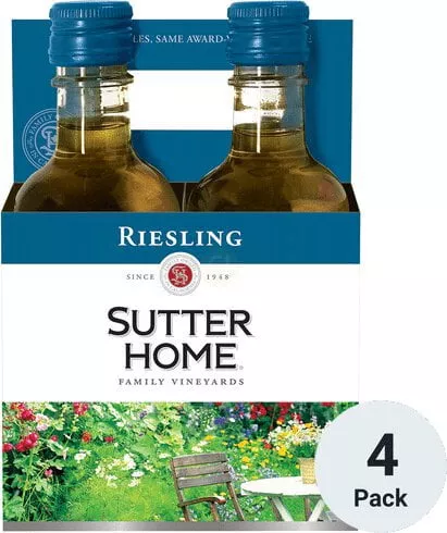 Sutter Home – Riesling 4pk 187mL