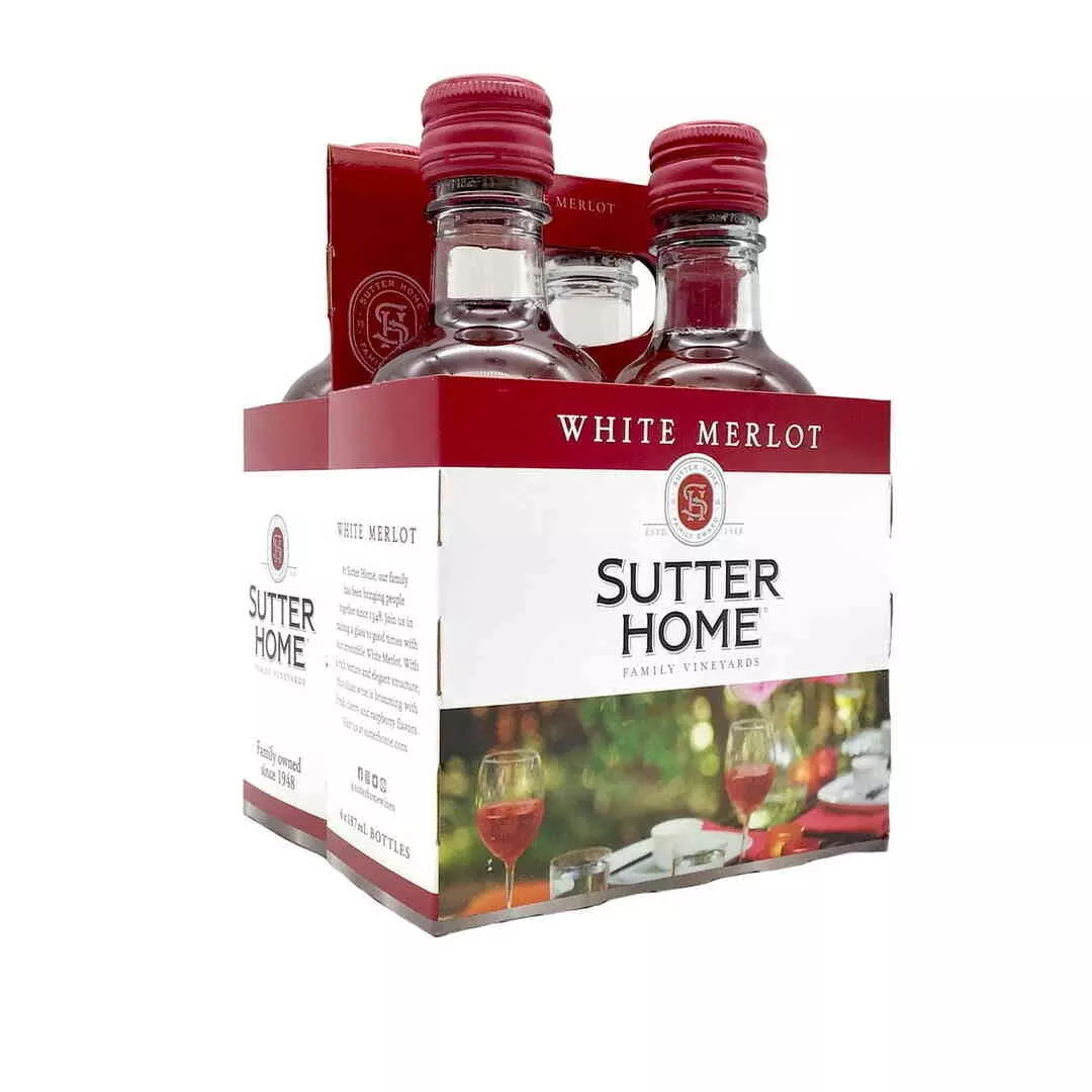 Sutter Home – White Merlot 4pk 187mL