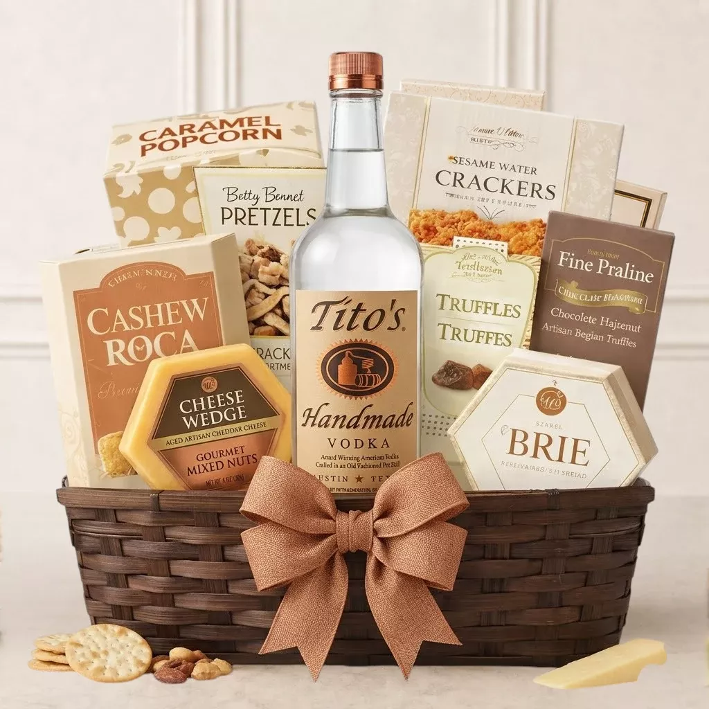 Tito's Handmade Vodka Gift Basket