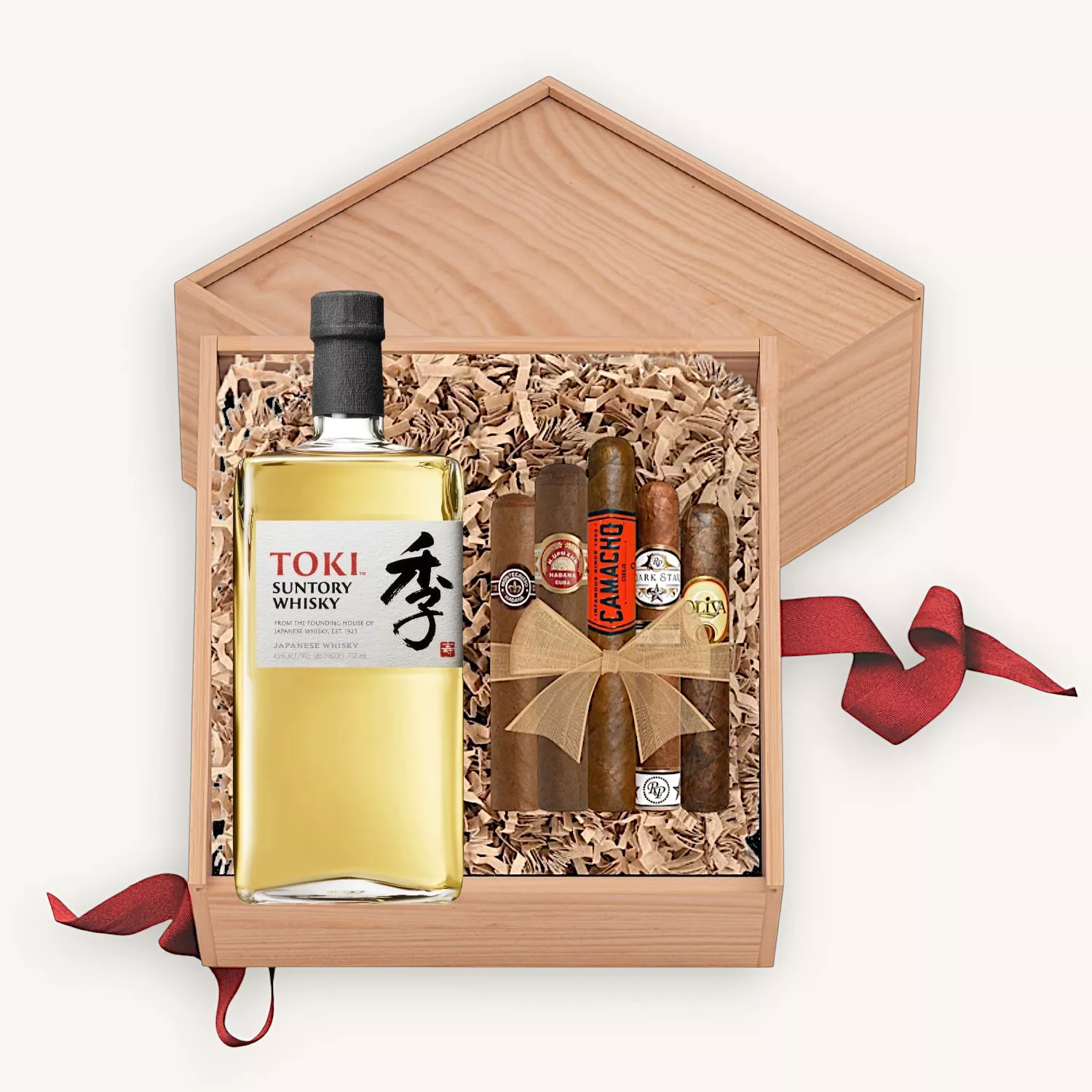 Toki Japanese Whisky Gift Set with Cigars