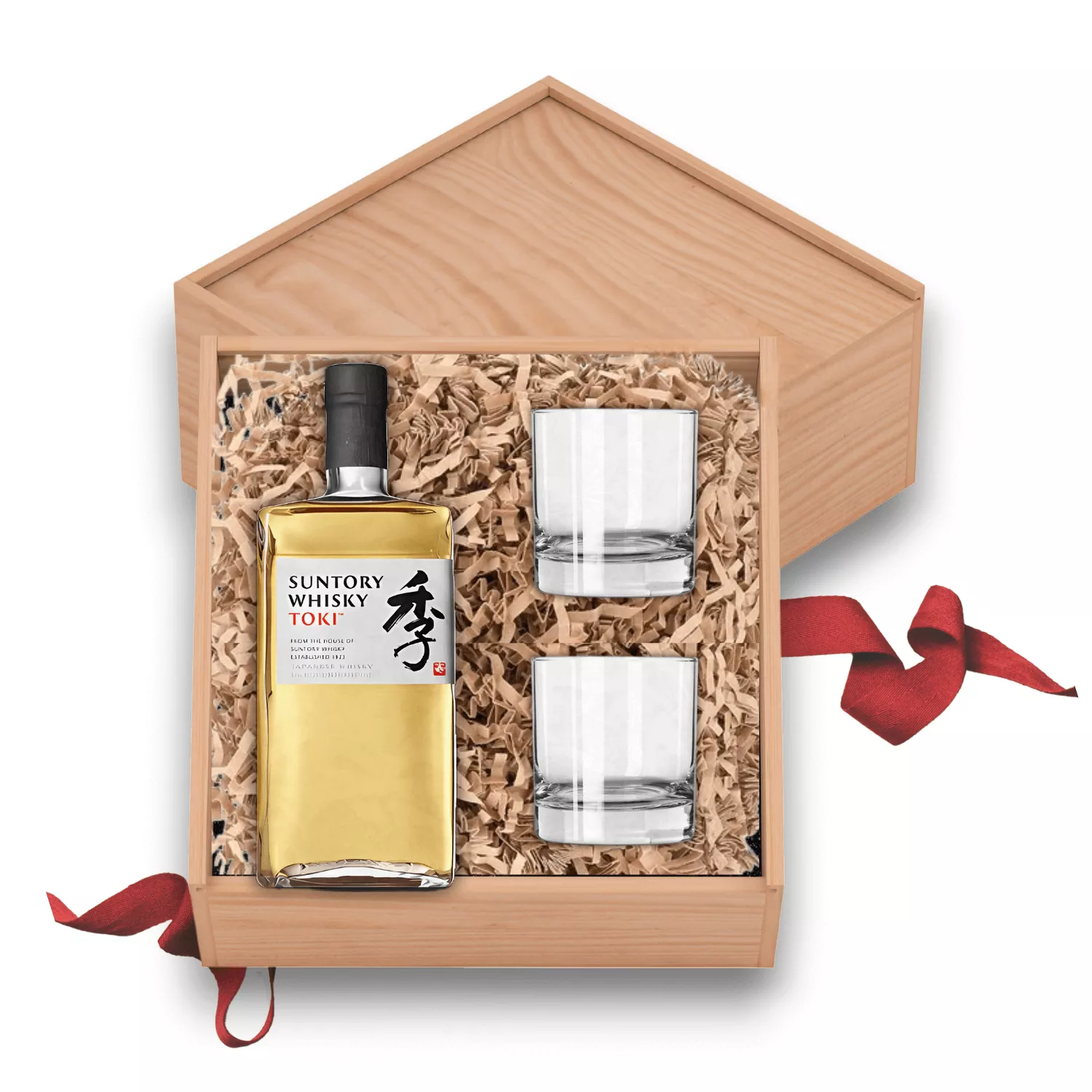 Toki Japanese Whisky Gift Set with Glasses